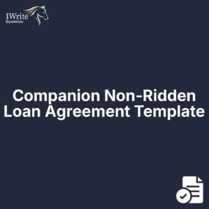 Companion / Non-Ridden Loan Agreement Template