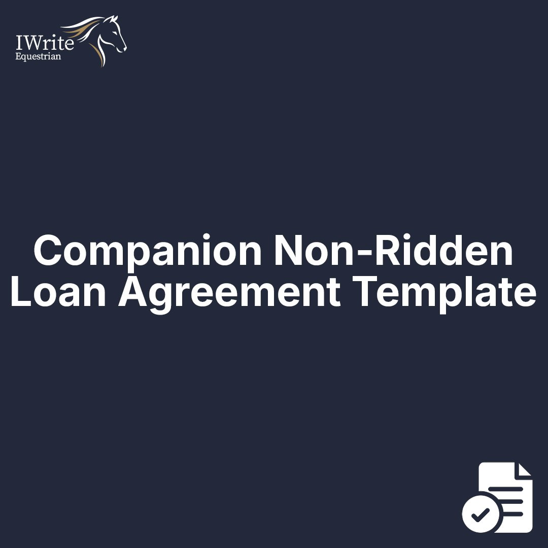 Companion / Non-Ridden Loan Agreement Template