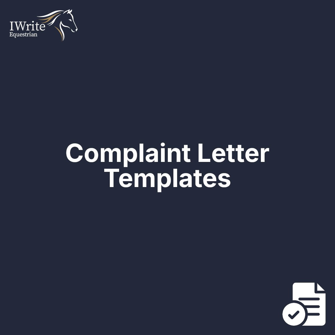 Complaint Letter Templates