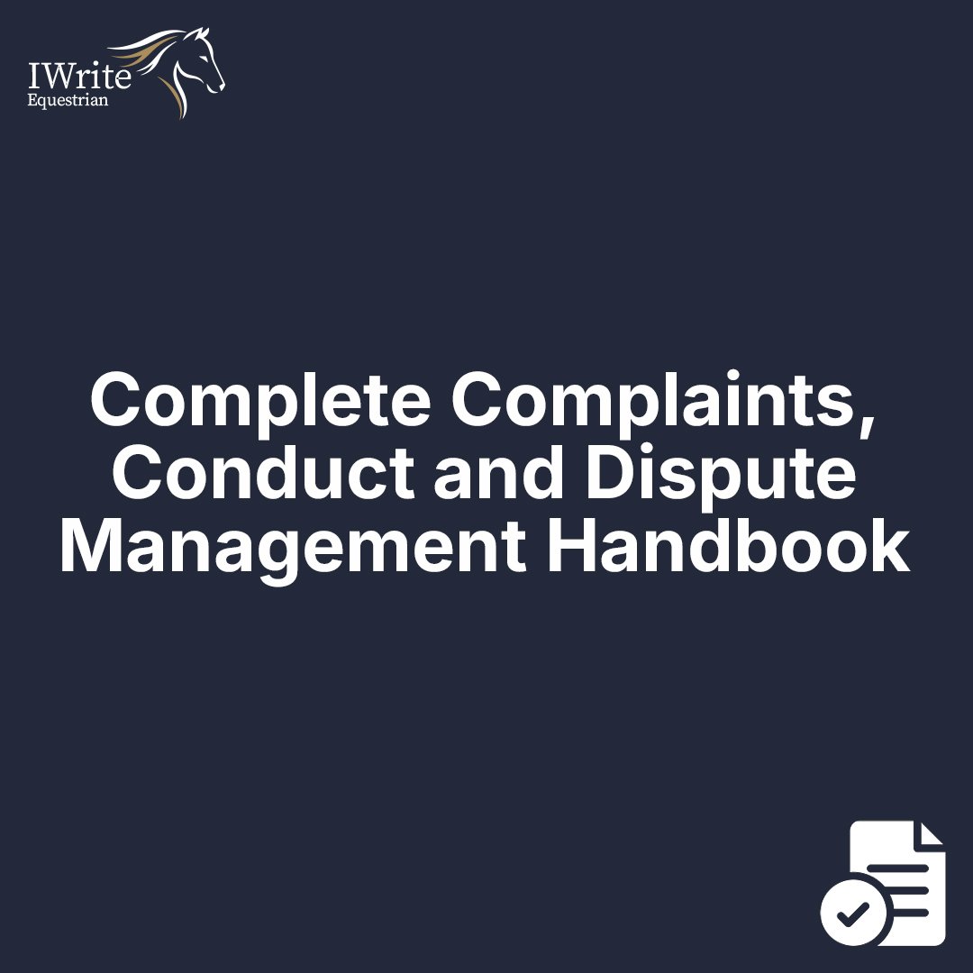 Complete Complaints, Conduct and Dispute Management Handbook
