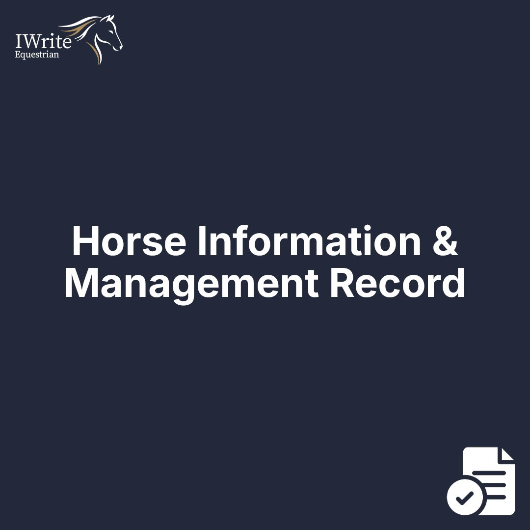 Horse Information & Management Record