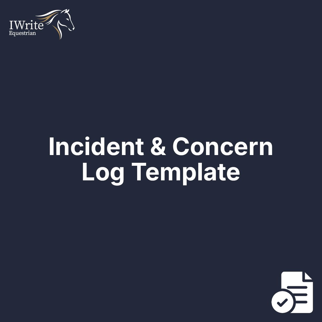 Incident & Concern Log Template