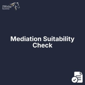 Mediation Suitability Check