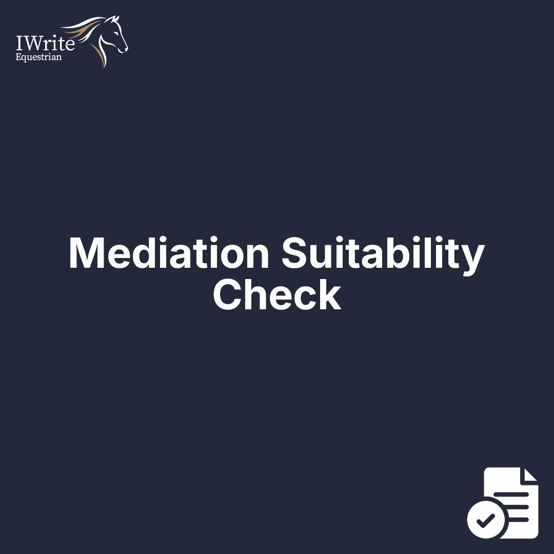 Mediation Suitability Check