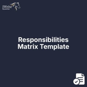 Responsibilities Matrix Template