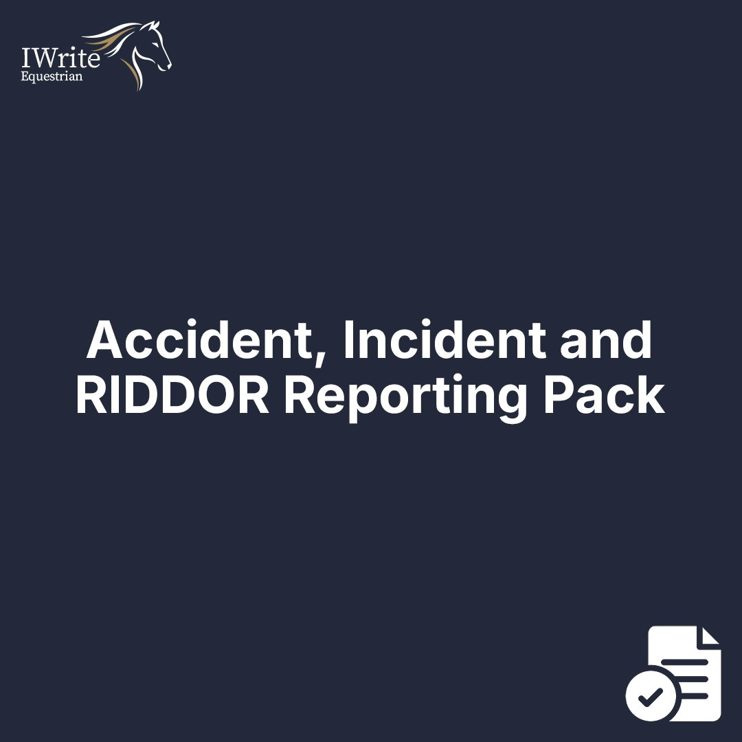 Accident, Incident and RIDDOR Reporting Pack