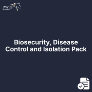 Biosecurity, Disease Control and Isolation Pack